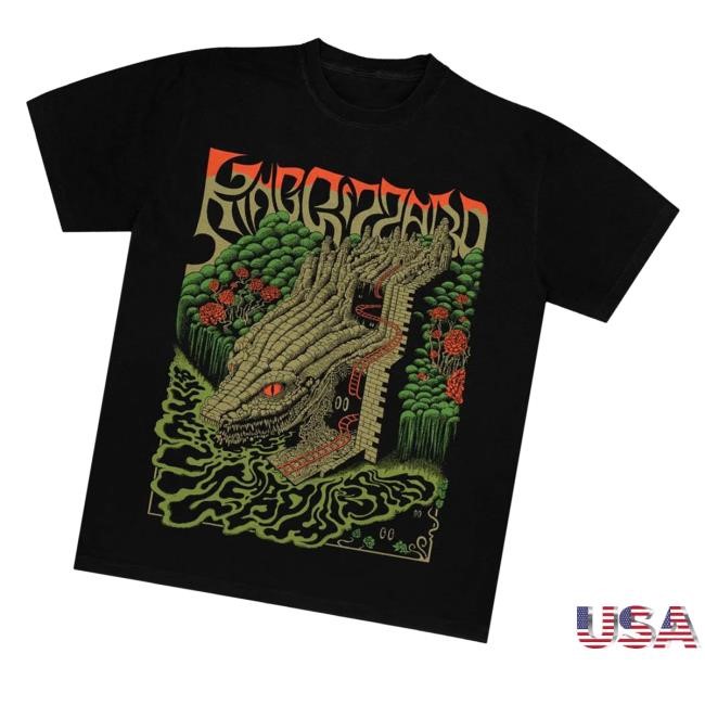 (P)Doom Records Merch King Gizzard And The Lizard Wizard Evil River Shirt